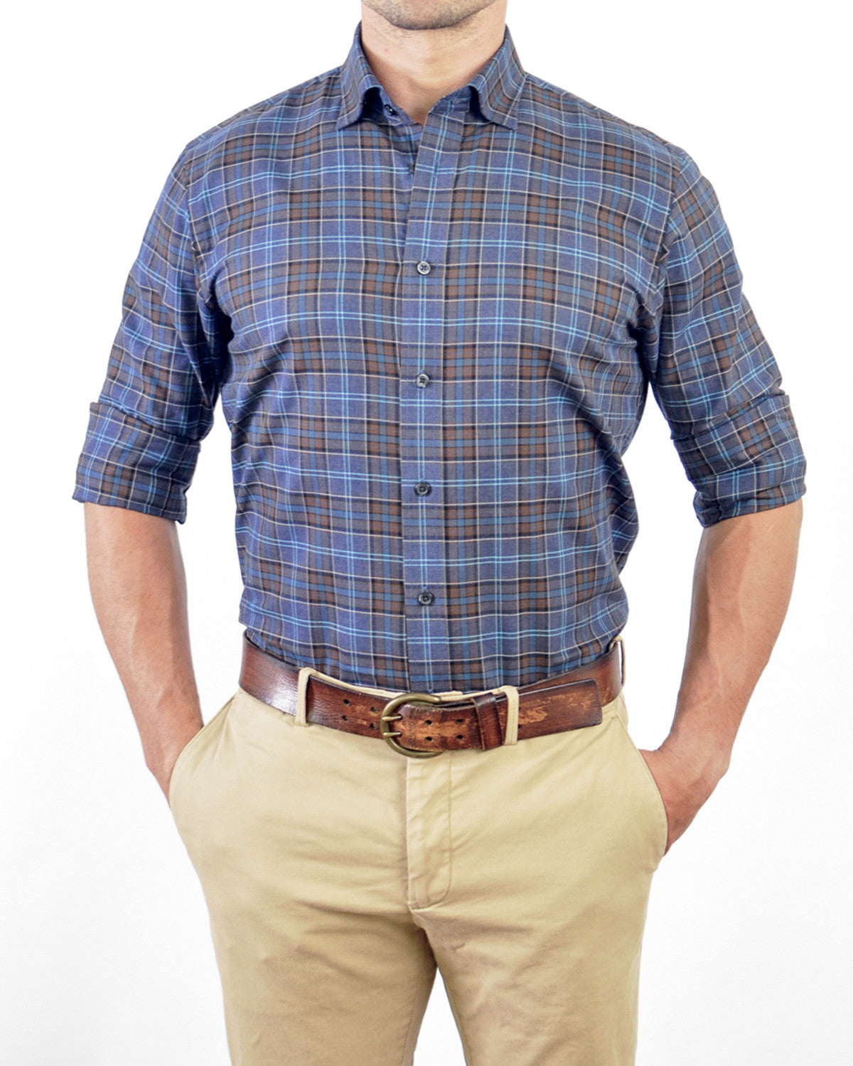 plaid shirt and dress pants Beige Blazer with Plaid Shirt Outfits For Men (24 ideas & outfits)